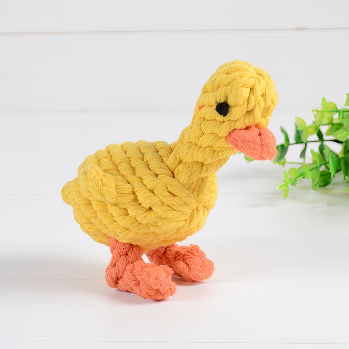 Cotton Rope Dog Toy Animal Shape, Durable Dog Chew & Teething Toy, Interactive Tug Dog Toy