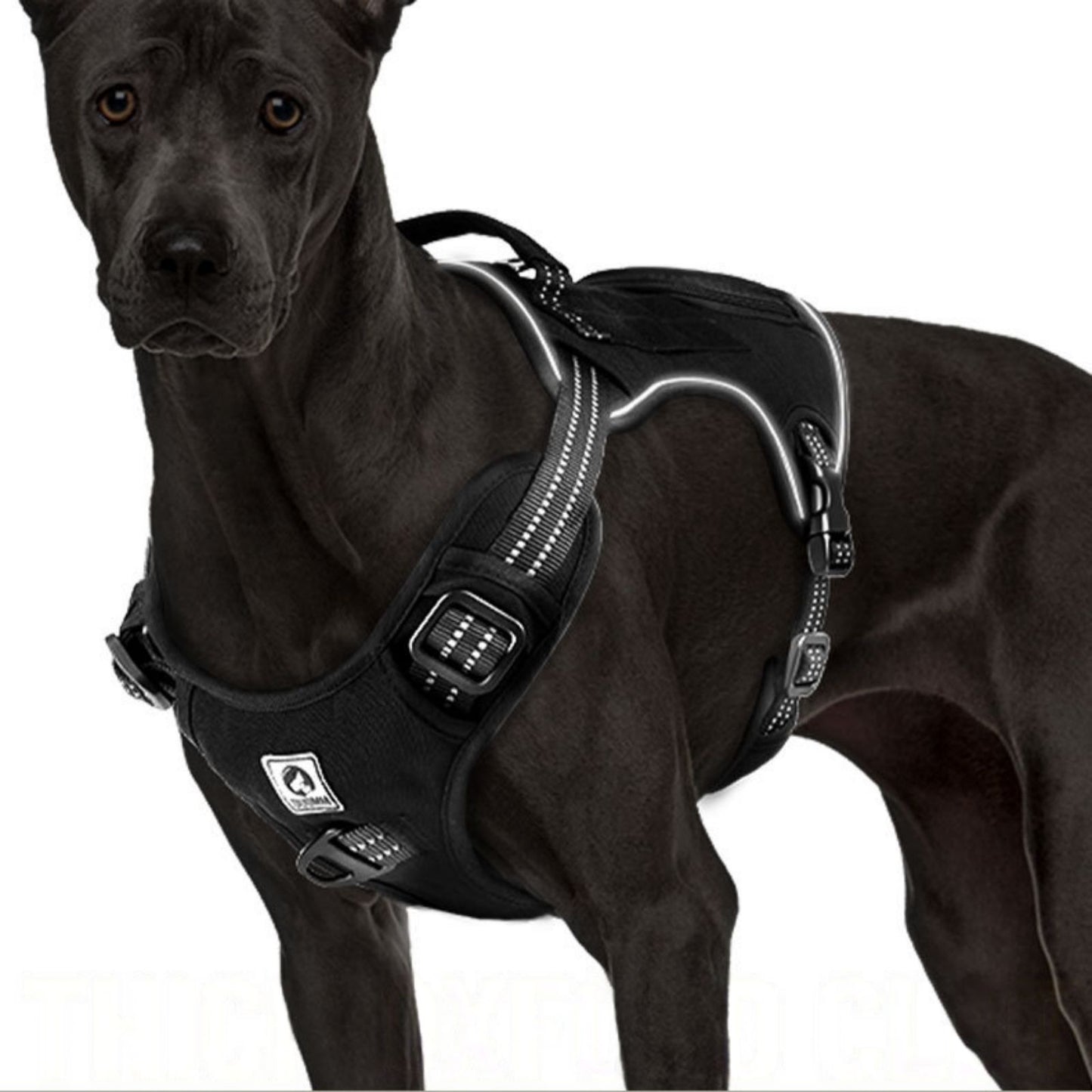 Tactical Dog Harness with Handle, No Pull Reflective Training Vest for Medium to Large Dogs