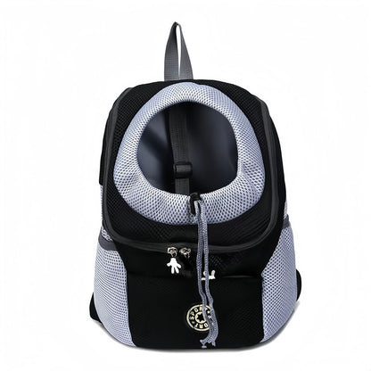 Travel Dog Carrier Backpack for Small Dogs & Cats, Breathable Mesh Pet Backpack Carrier with Head Out Design