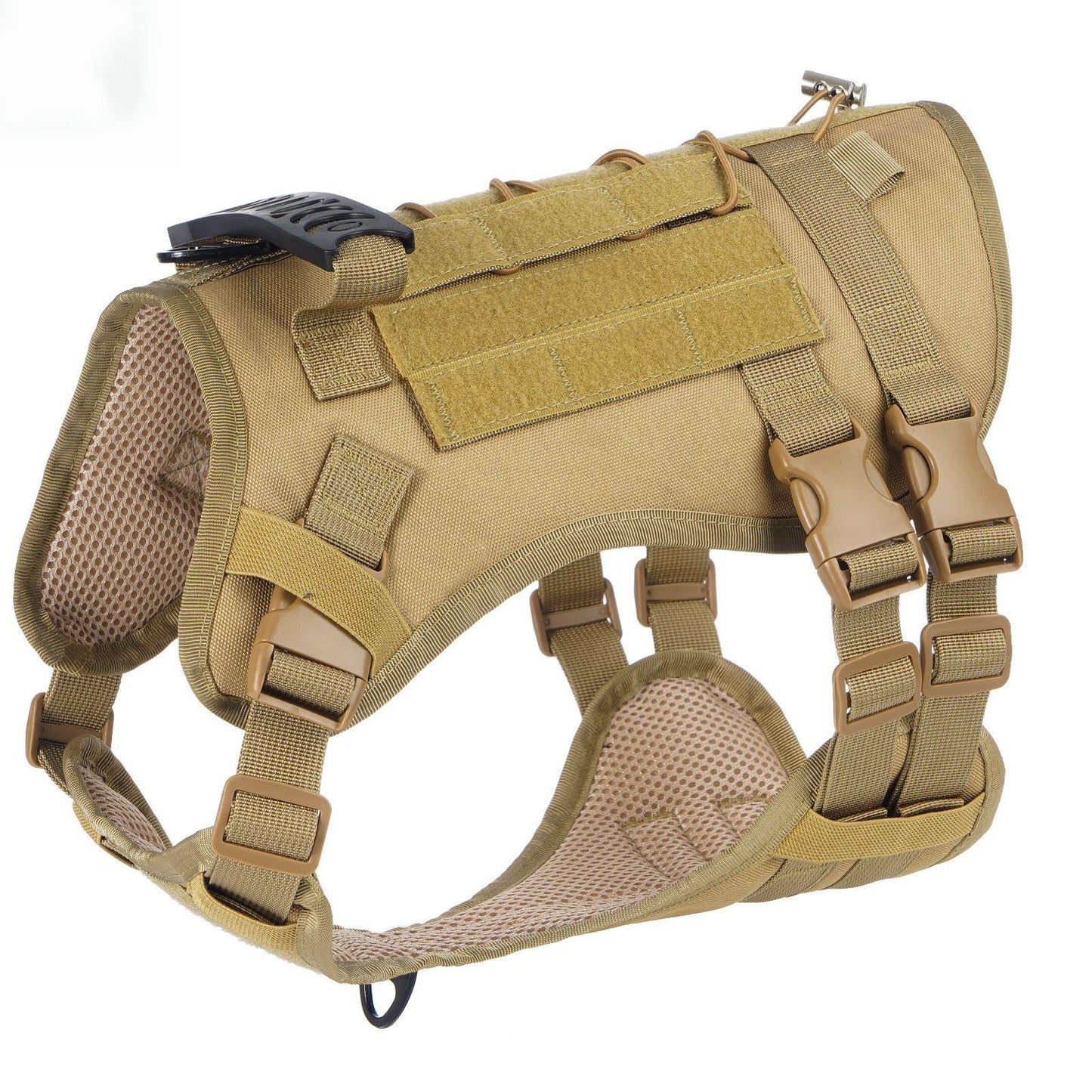 Tactical Dog Harness with Handle for Medium to Large Dogs, Adjustable Outdoor Dog Harness for Training Walking