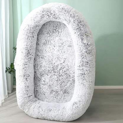 Human Sized Dog Bed, Comfort Luxury Dog Bed for Humans, Extra Large Plush Dog Bed