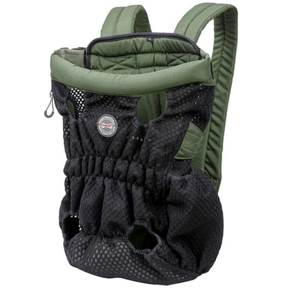 Puppy Dog Backpack Carrier, Breathable Front & Back Dog Carrier for Small Medium Dogs