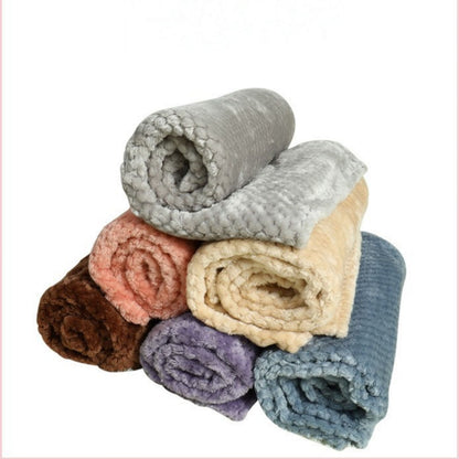 Soft Plush Pet Blanket for Dogs and Cats, Warm Fluffy Pet Bed Throw Blanket