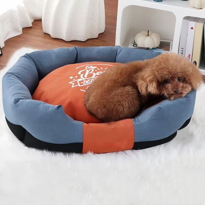 Dog Bed for Small & Medium Dogs and Cats, Pet Bed with Removable Cushion Cover