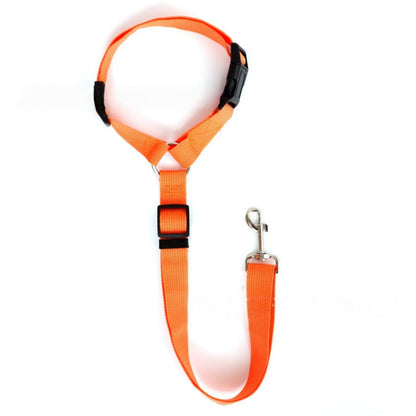 Dog Car Seat Belt Adjustable Headrest Safety Leash for Dogs, Nylon Pet Car Restraint with Swivel Clip