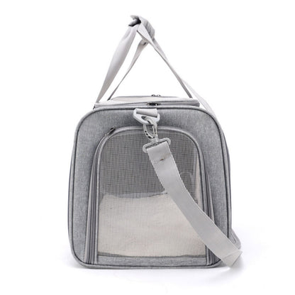 Soft Sided Dog Carrier for Small Dogs & Cats, Breathable Travel Pet Carrier Bag