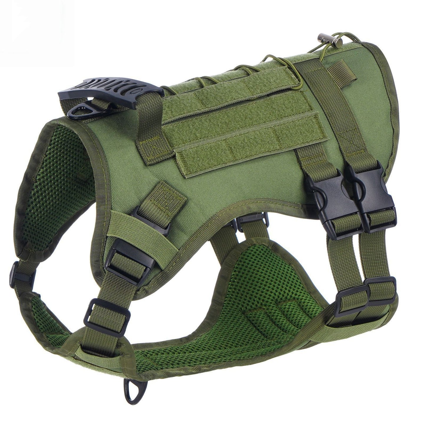 Tactical Dog Harness with Handle for Medium to Large Dogs, Adjustable Outdoor Dog Harness for Training Walking