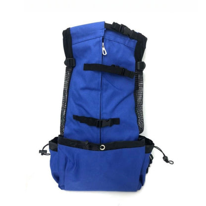 Dog Backpack for Hiking, Breathable Dog Carrier Backpack with Head Out Design for Travel, Cycling & Outdoor Adventures