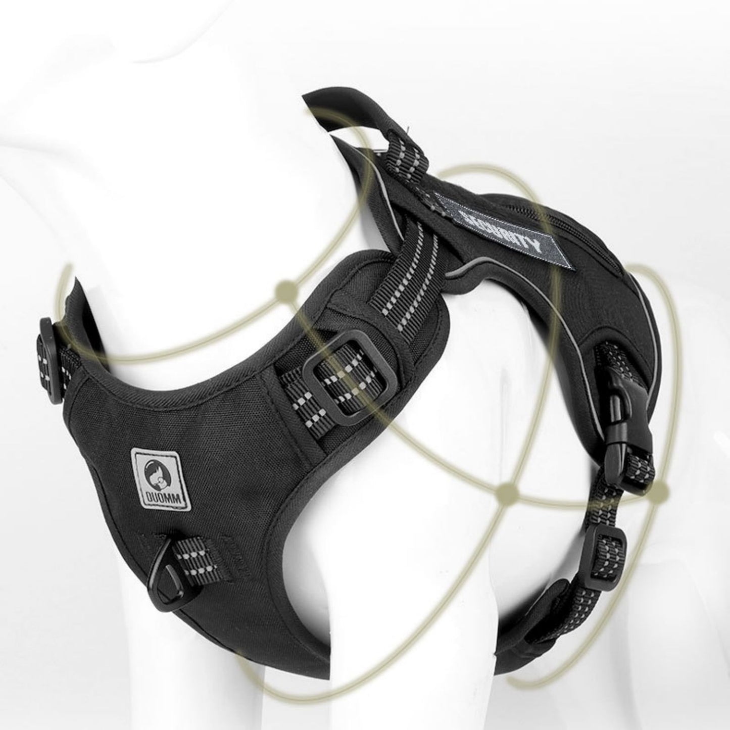 Tactical Dog Harness with Handle, No Pull Reflective Training Vest for Medium to Large Dogs