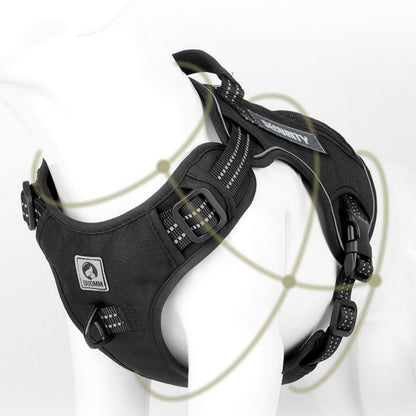 Tactical Dog Harness with Handle, No Pull Reflective Training Vest for Medium to Large Dogs