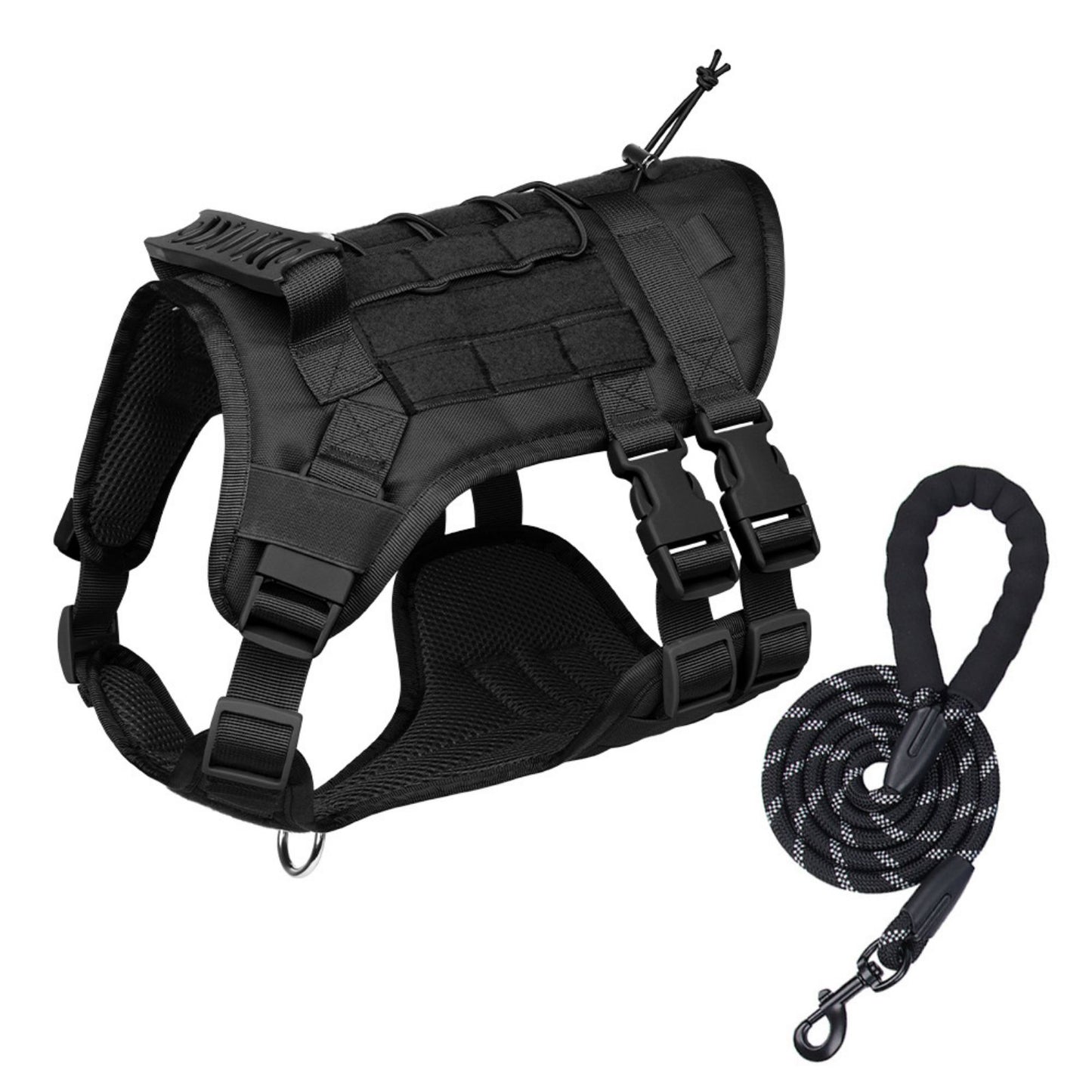Adjustable Large Dog Harness No Pull with Handle, Tactical Training Harness for Medium & Large Dogs