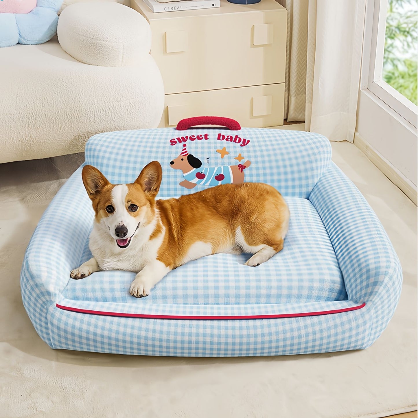 Dog Couch Bed & Cat Sofa Bed, Pet Sofa Bed for Small & Medium Dogs