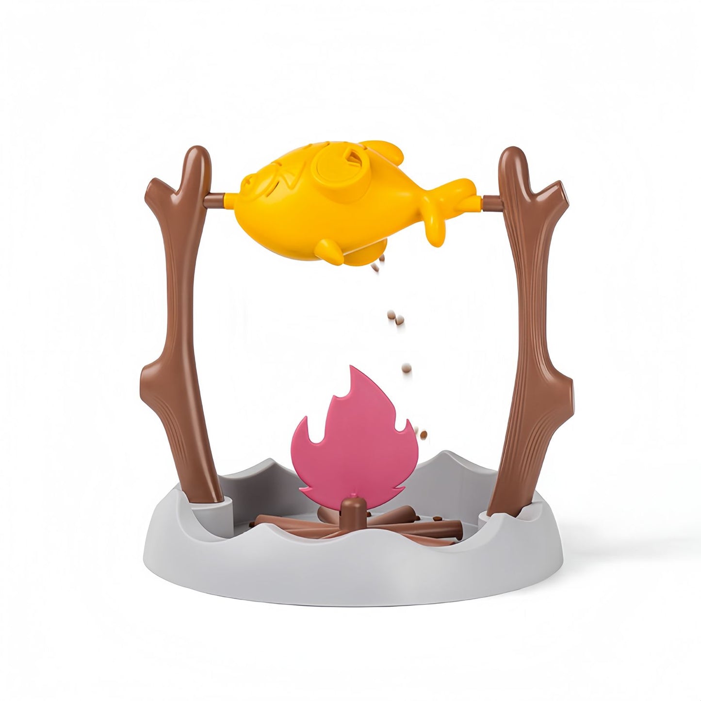 Rotating Fish Cat Treat Dispenser Toy, Interactive Slow Feeder Puzzle Cat Toy for Indoor Cats