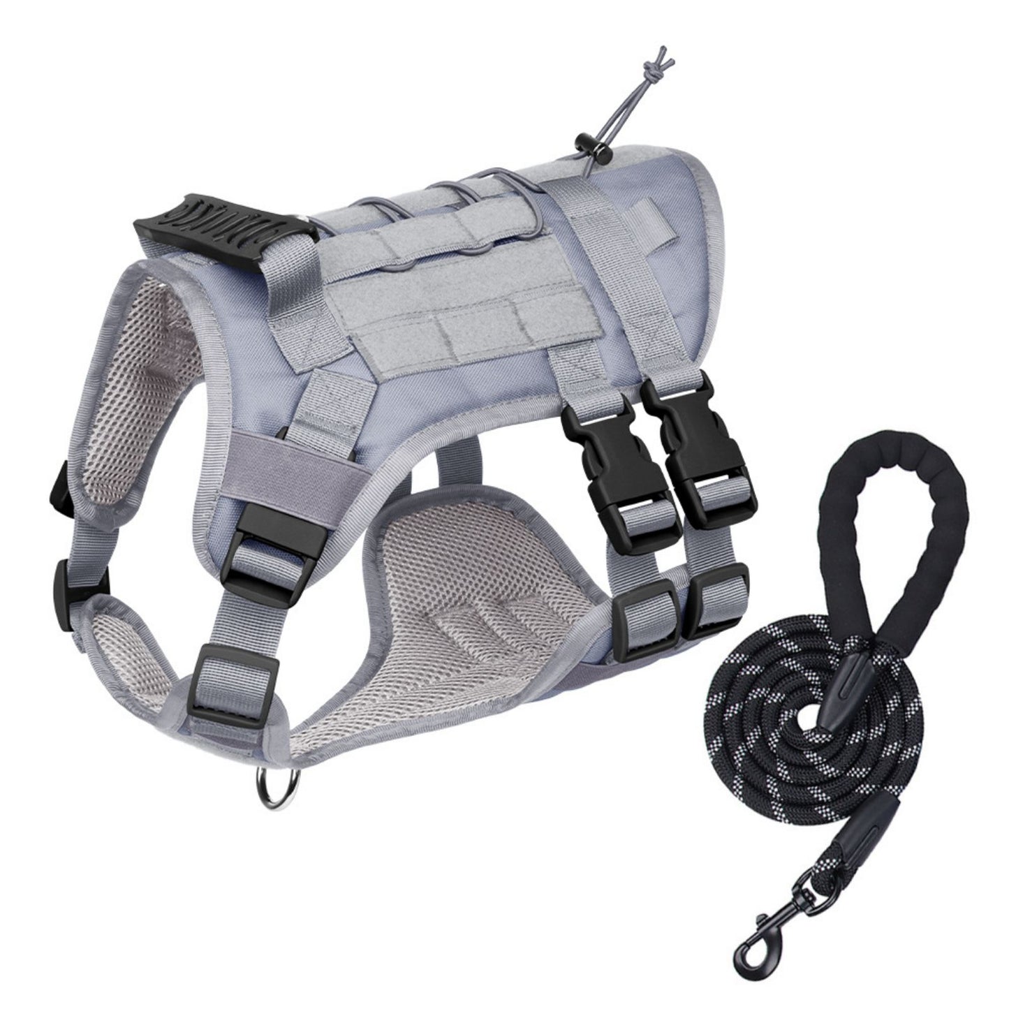 Adjustable Large Dog Harness No Pull with Handle, Tactical Training Harness for Medium & Large Dogs