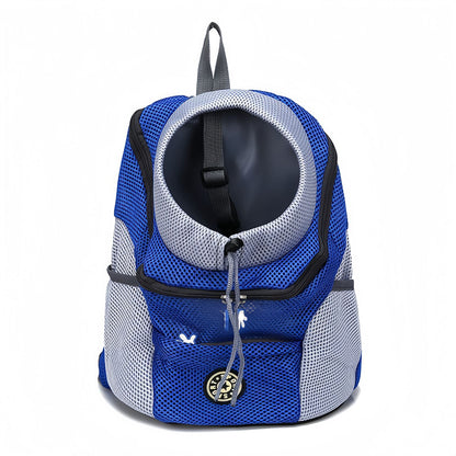 Travel Dog Carrier Backpack for Small Dogs & Cats, Breathable Mesh Pet Backpack Carrier with Head Out Design