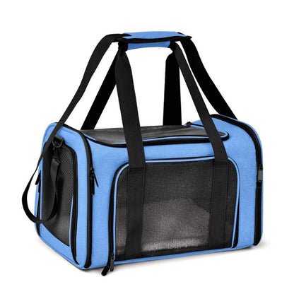 Soft Sided Dog Carrier for Small Dogs & Cats, Breathable Travel Pet Carrier Bag