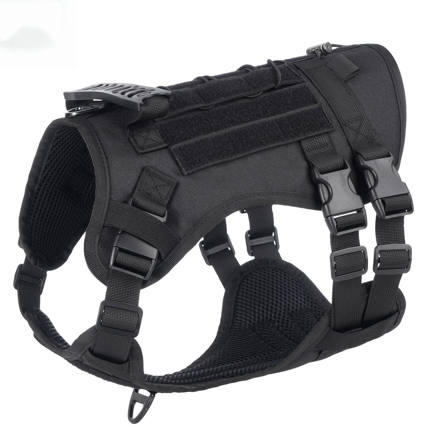 Tactical Dog Harness with Handle for Medium to Large Dogs, Adjustable Outdoor Dog Harness for Training Walking