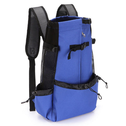 Dog Backpack for Hiking, Breathable Dog Carrier Backpack with Head Out Design for Travel, Cycling & Outdoor Adventures