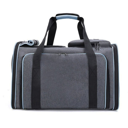 Expandable Airline Travel Pet Carrier for Cats & Small Dogs, Soft Sided Travel Bag for Car & Outdoor Use