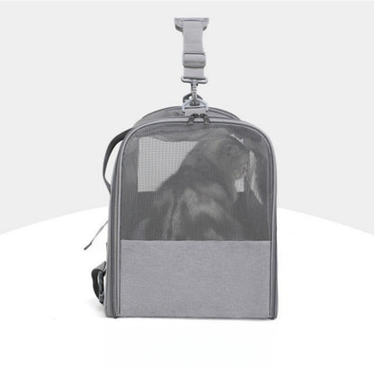 Breathable Cat Travel Carrier Bag with Shoulder Strap, Portable Soft Sided Pet Carry Bag