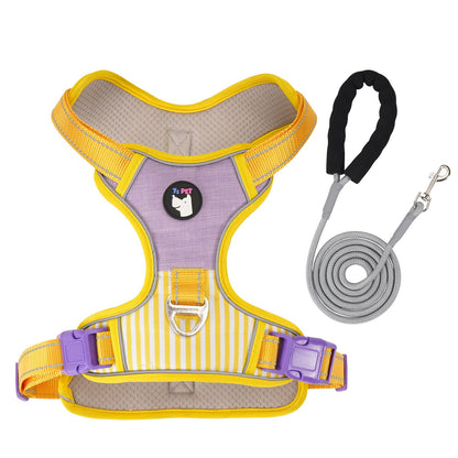 No Pull Dog Vest Harness, Escape Proof Reflective Breathable Mesh Dog Harness with Adjustable Straps