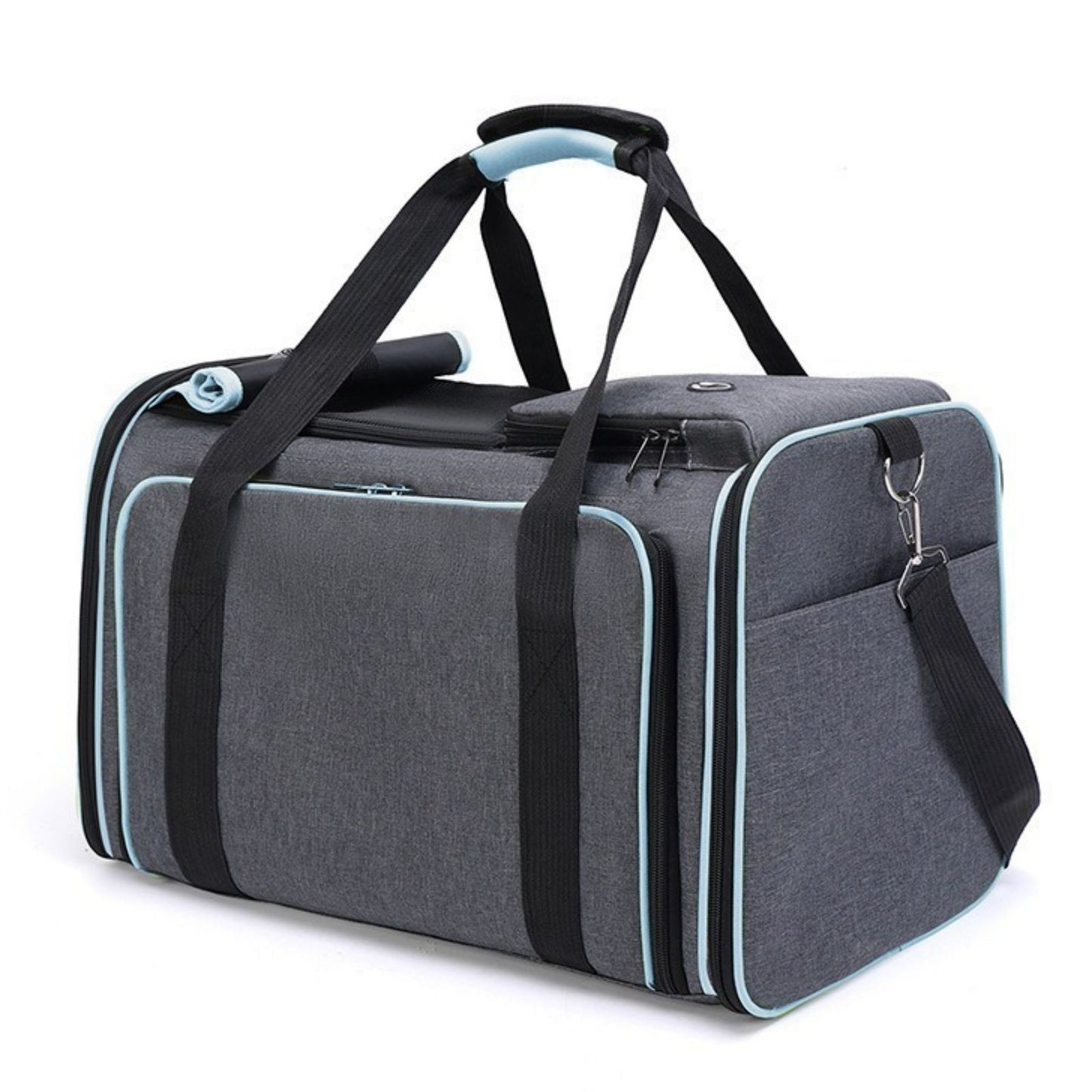 Expandable Airline Travel Pet Carrier for Cats & Small Dogs, Soft Sided Travel Bag for Car & Outdoor Use