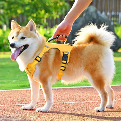 Dog Harness with Handle for Small to Medium Dogs, No Pull Reflective Adjustable Dog Harness to Prevent Pulling for Training Walking