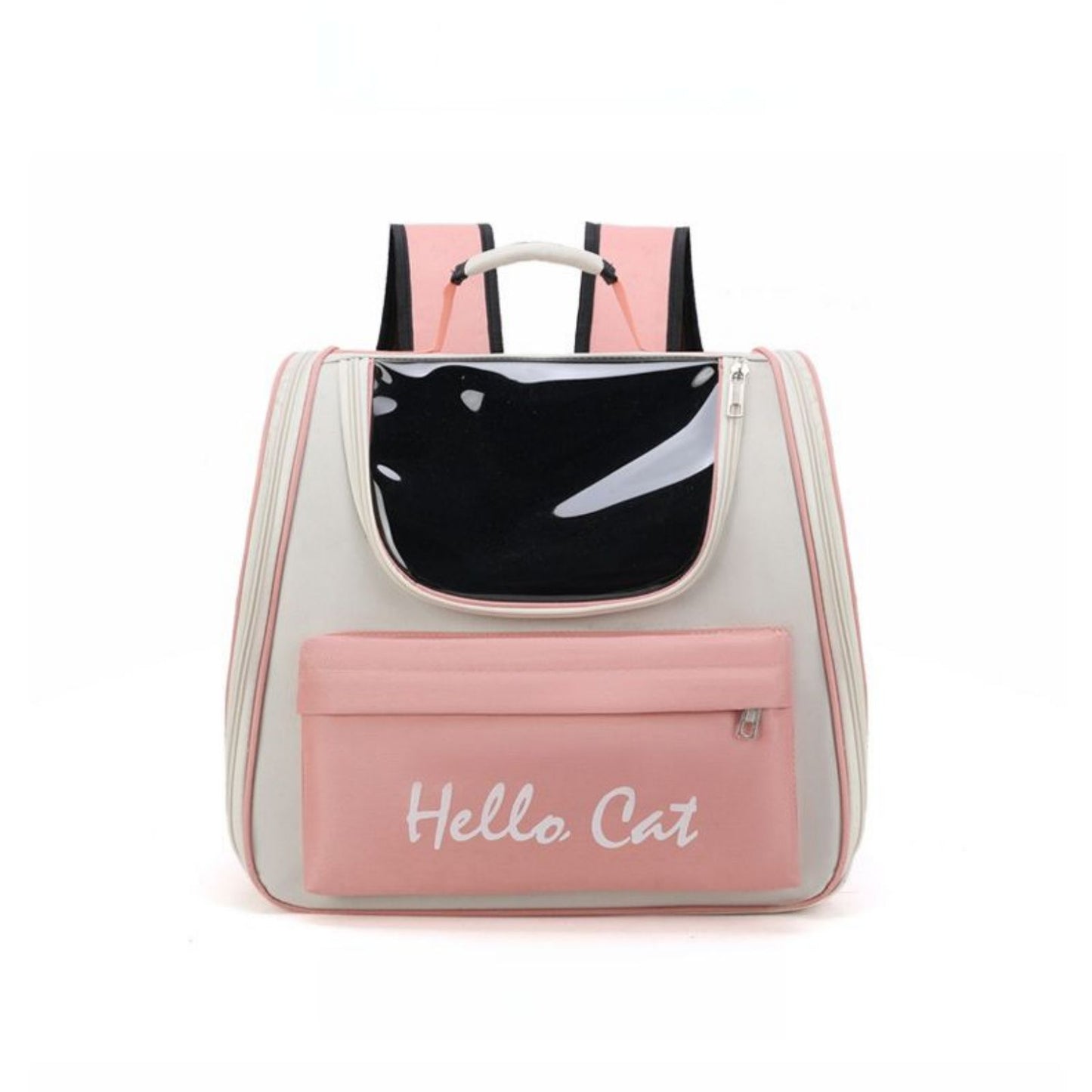Cat Backpack Carrier with Clear Window, Breathable Pet Travel Backpack for Cats