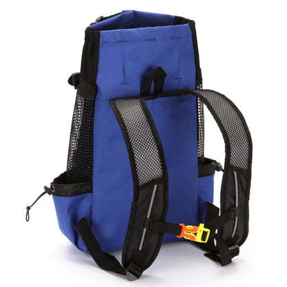 Dog Backpack for Hiking, Breathable Dog Carrier Backpack with Head Out Design for Travel, Cycling & Outdoor Adventures