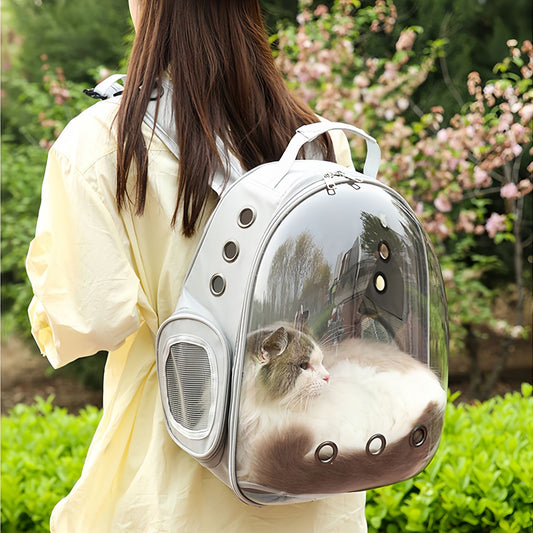 Bubble Cat Backpack with Window, Space Capsule Pet Carrier Backpack for Cats