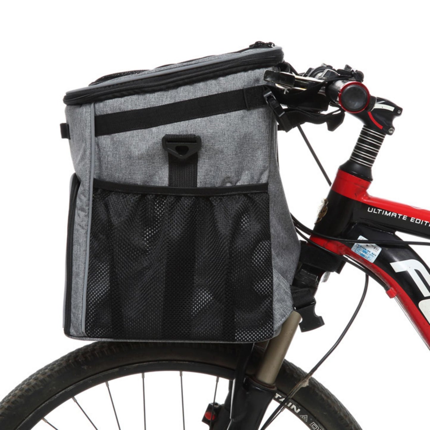 Dog Bike Backpack, 3-in-1 Bicycle Dog Backpack Carrier with Breathable Mesh & Handlebar Mount for Cycling, Travel & Outdoor Adventures
