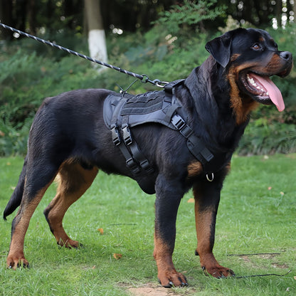 Adjustable Large Dog Harness No Pull with Handle, Tactical Training Harness for Medium & Large Dogs