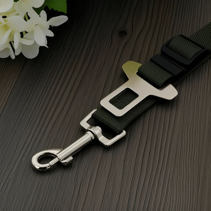 Dog Seat Belt for Car Adjustable Pet Safety Leash, Nylon Dog Car Seat Belt with Swivel Clip