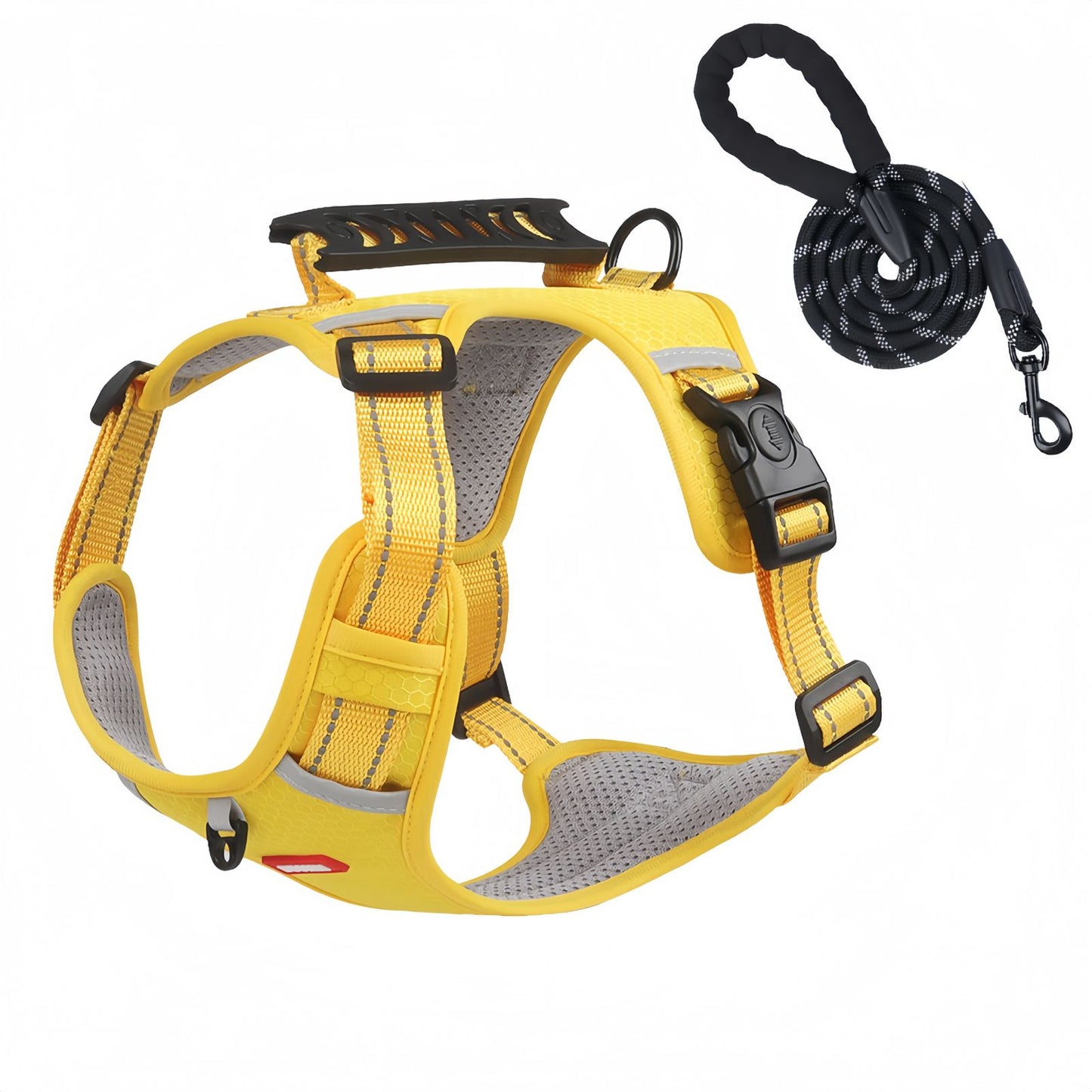 No Pull Dog Harness with Handle, Reflective Adjustable Dog Harness for Small to Medium Dogs
