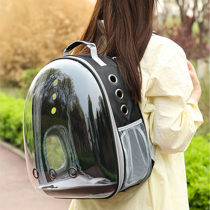Bubble Cat Backpack with Window, Space Capsule Pet Carrier Backpack for Cats