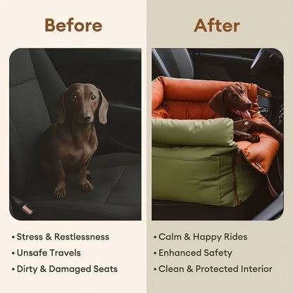 Car Dog Seat Bed for Small & Medium Dogs